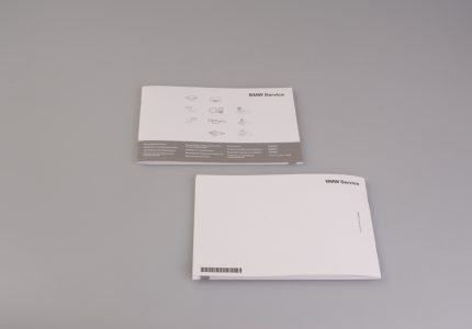 Service Booklet front and back